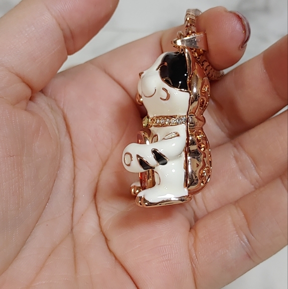 Lucky Cat Rhinestone Necklace - Picture 5 of 7